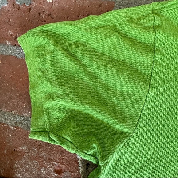 Lacoste Green Polo Golf Tennis Preppy Shirt Vibrant Cotton Comfort size 8/XXL - Picture 3 of 16